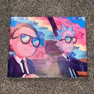 Rick and Morty Trippy Canvas